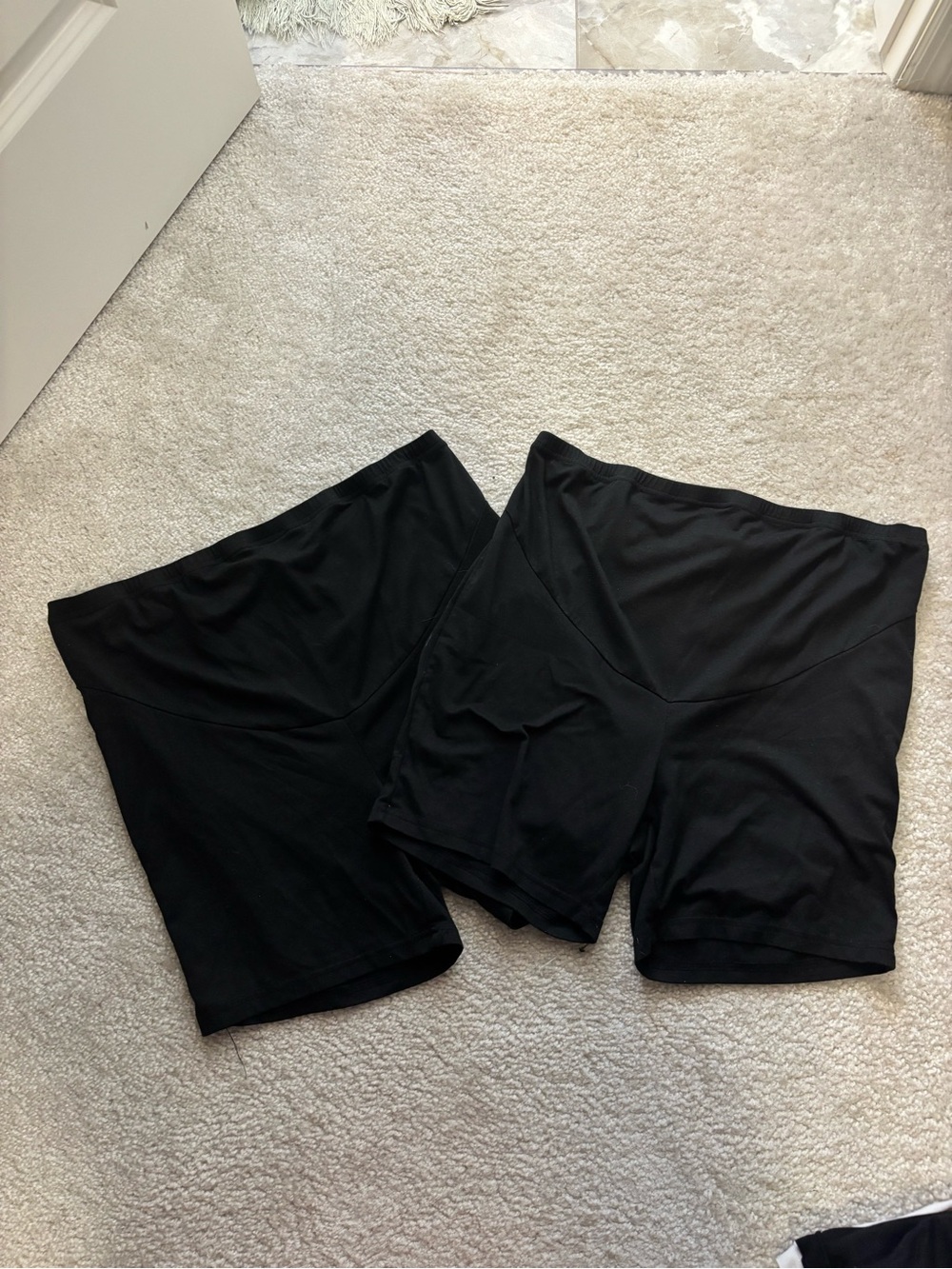 Maternity Black Bike Shorts